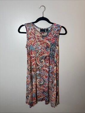 Cynthia Rowley Multicolor Paisley Dress Sleeveless Size XS